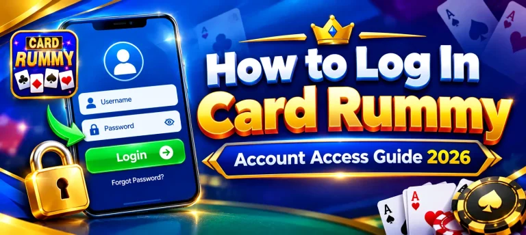 How to log in to Card Rummy